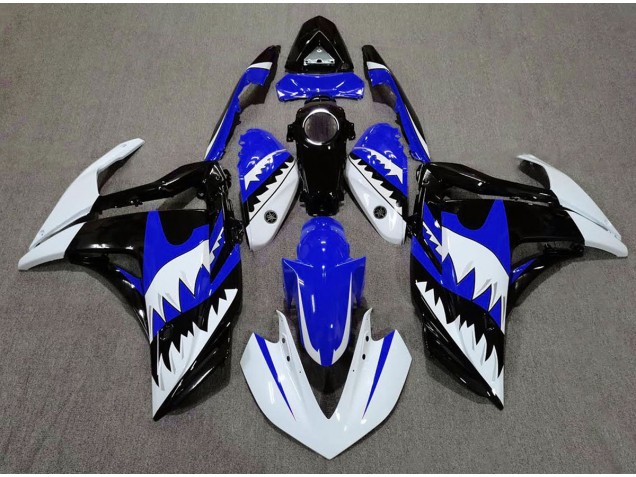 2015-2018 White Shark & Blue R3 Motorcycle Fairings