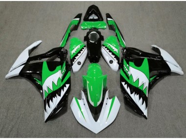 2015-2018 White Shark & Green R3 Motorcycle Fairings