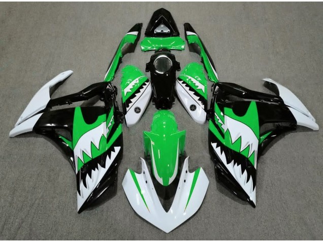2015-2018 White Shark & Green R3 Motorcycle Fairings