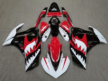 2015-2018 White Shark & Red R3 Motorcycle Fairings