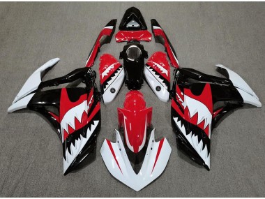 2015-2018 White Shark & Red R3 Motorcycle Fairings