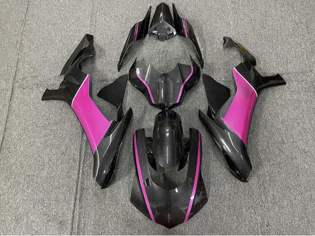 2015-2019 Carbon Fiber & Pink R1 Motorcycle Fairings