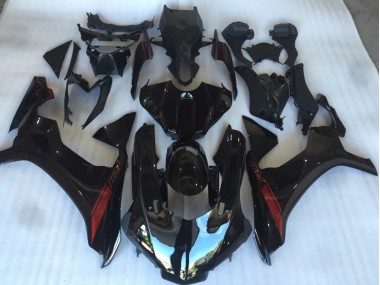2015-2019 Gloss Black with Red Logo R1 Motorcycle Fairings
