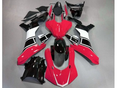 2015-2019 Gloss Red White and Black R1 Motorcycle Fairings