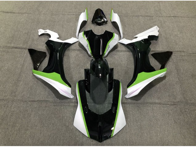 2015-2019 Green Black and White R1 Motorcycle Fairings
