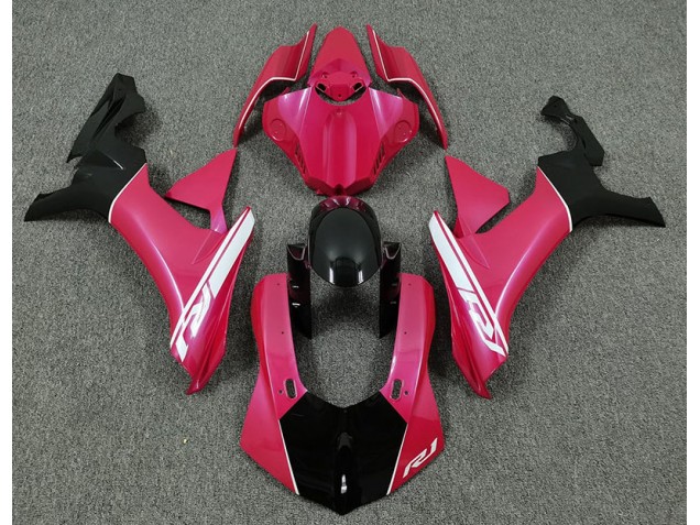 2015-2019 Hot Pink and Black R1 Motorcycle Fairings