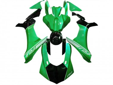 2015-2019 Lizard Green and Black R1 Motorcycle Fairings