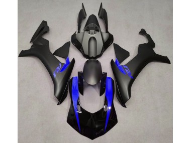 2015-2019 Matte Black & Blue R1 Motorcycle Fairings