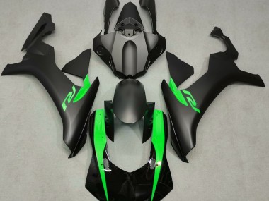 2015-2019 Matte Black & Green R1 Motorcycle Fairings