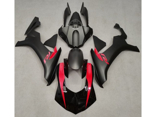 2015-2019 Matte Black & Pearl Red R1 Motorcycle Fairings