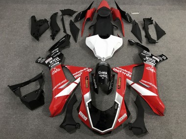 2015-2019 Red Black and White Custom Style Gloss R1 Motorcycle Fairings