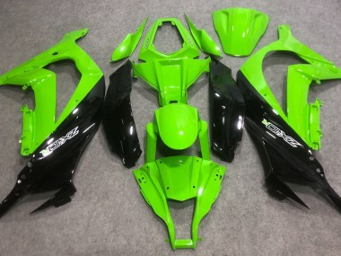 2016-2019 Bright Green & Green R ZX10R Motorcycle Fairings