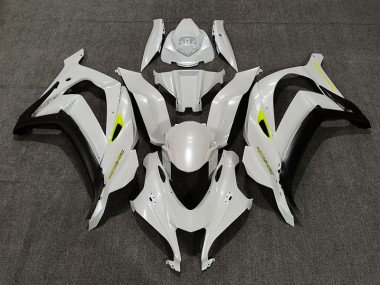 2016-2019 Deep Pearl White ZX10R Motorcycle Fairings