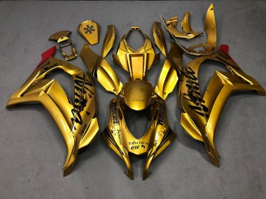 2016-2019 Gold ZX10R Motorcycle Fairings