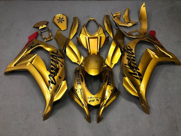 2016-2019 Gold ZX10R Motorcycle Fairings