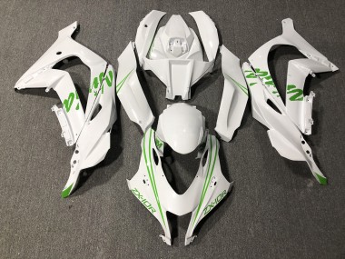 2016-2019 Pearl Green White Kawi ZX10R Motorcycle Fairings