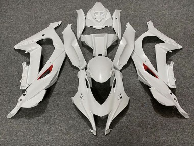 2016-2019 Pearl White Red Trim ZX10R Motorcycle Fairings