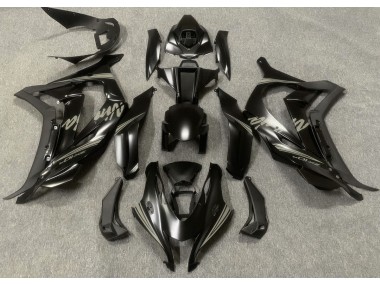 2016-2019 Satin Black & Grey ZX10R Motorcycle Fairings