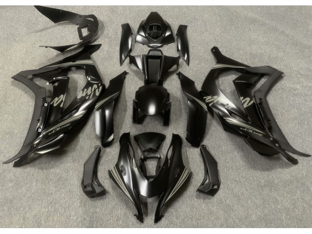 2016-2019 Satin Black & Grey ZX10R Motorcycle Fairings