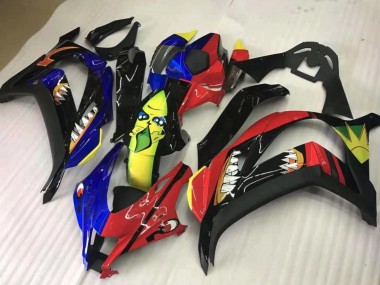 2016-2019 Share Red and Blue ZX10R Motorcycle Fairings