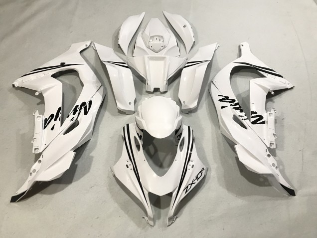 2016-2019 White Ninja ZX10R Motorcycle Fairings