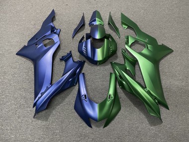 2017-2021 Blue and Green Split R6 Motorcycle Fairings