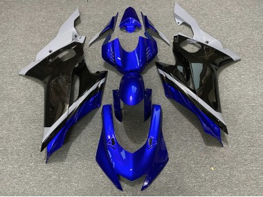 2017-2021 Cement Black and Blue R6 Motorcycle Fairings