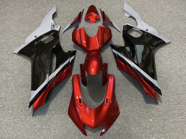 2017-2021 Cement Black and Red R6 Motorcycle Fairings