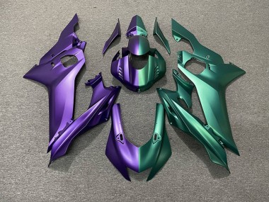 2017-2021 Purple and Green Split R6 Motorcycle Fairings