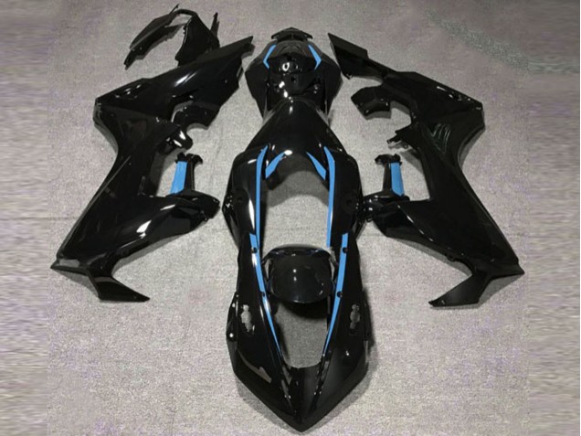 2017-2023 Gloss Black & Light Blue Lining CBR1000RR Motorcycle Fairings