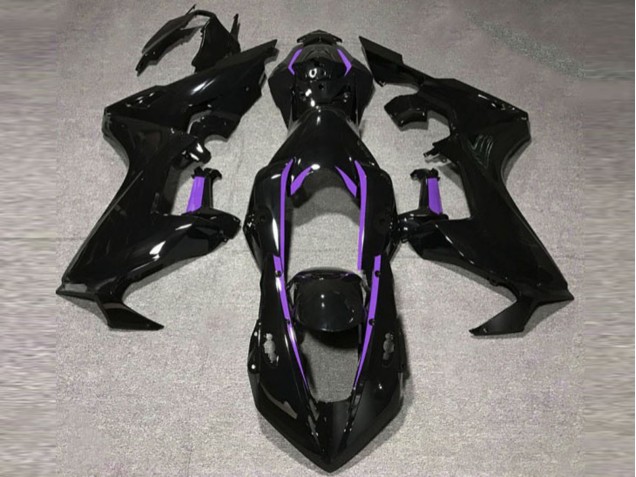 2017-2023 Gloss Black & Purple Lining CBR1000RR Motorcycle Fairings