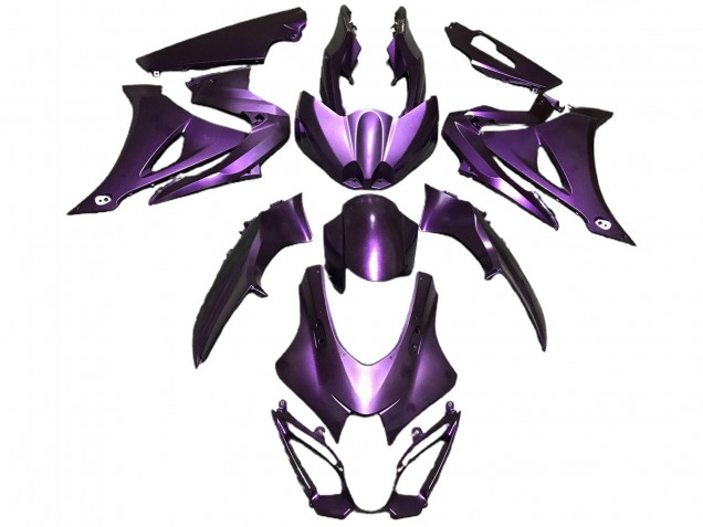 2017-2023 Matte Purple GSXR 1000 Motorcycle Fairings