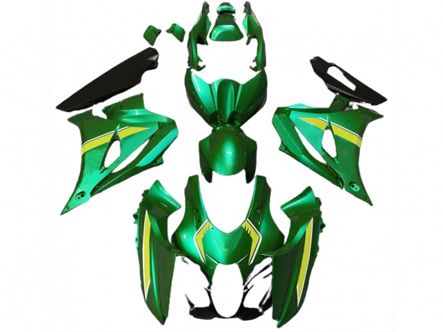 2017-2023 Stock Style Green GSXR 1000 Motorcycle Fairings