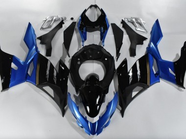 2018-2023 Blue and Black Ninja 400 Motorcycle Fairings