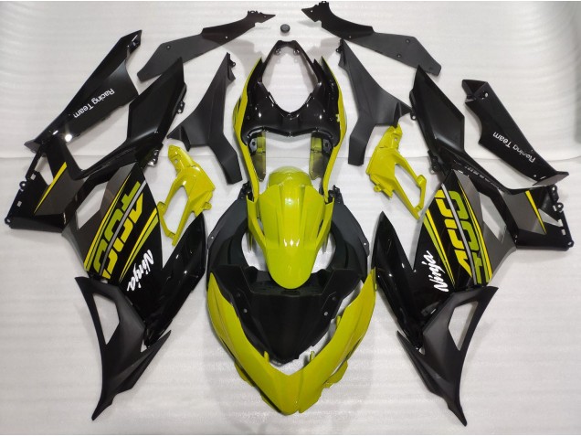 2018-2023 Gloss Yellow Ninja 400 Motorcycle Fairings