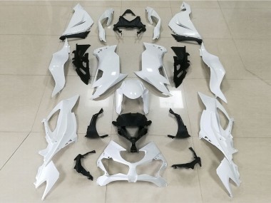 2019-2023 Gloss White ZX6R Motorcycle Fairings